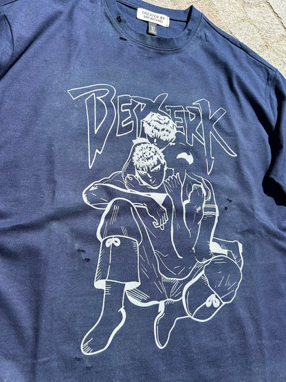 Blue Navy BERSERK TEES